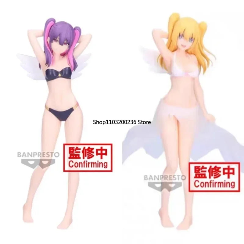 BANDAI Original 2.5 Dimensional Seduction GLITTER&GLAMOURS Ririsa Amano Miriela Ririya Nonoa Swimwear Action Figure Model