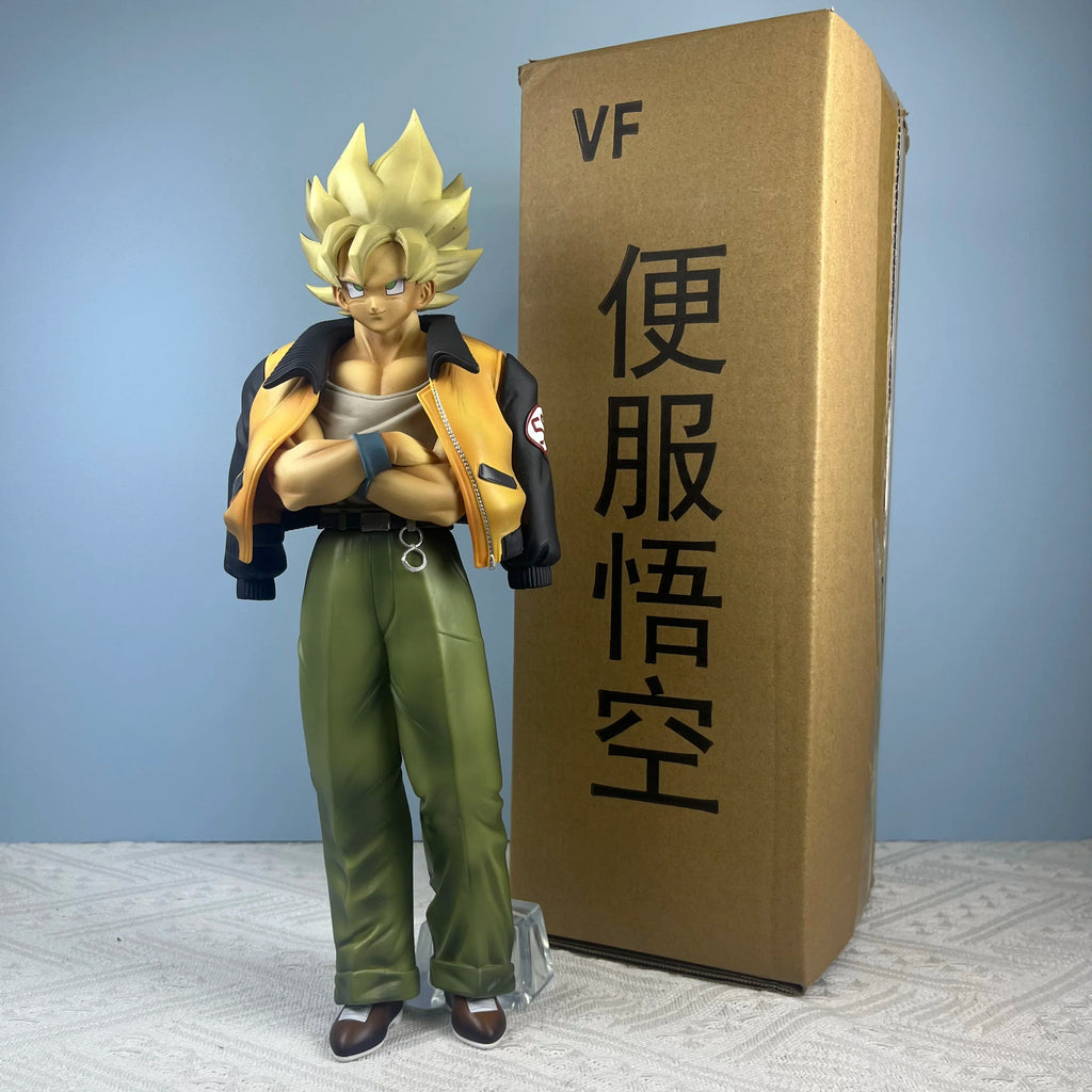 30cm VF Studio Dragon Ball Anime Figures Casual Wear Goku Action Figure Statue Model Doll Collection Toys Gifts