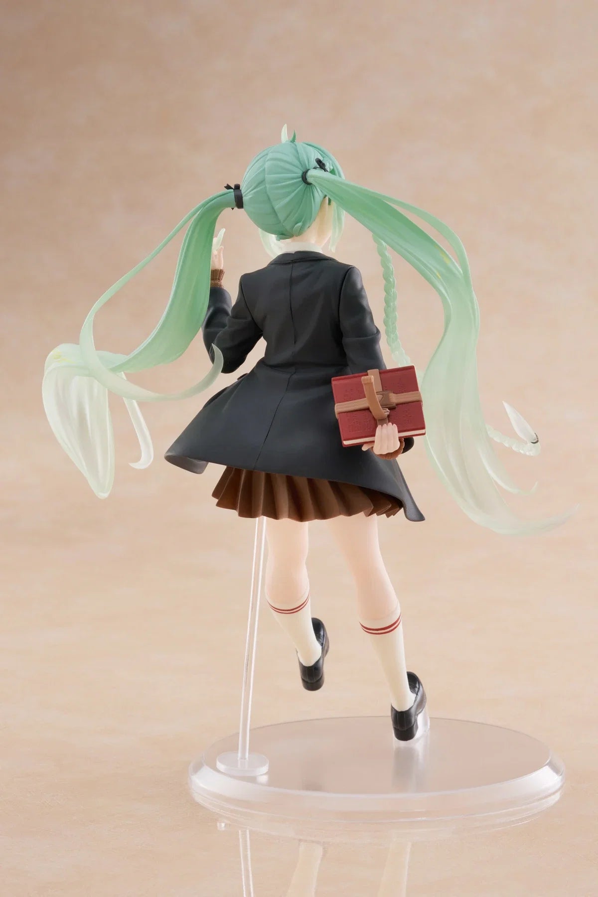 18cm Genuine Taito Hatsune Miku Preppy Ver Action Figure  Fashion Hatsune Miku Figure Kawaii Collectible Model Toy Birthday Gift