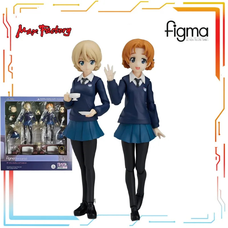 Max Factory Figma Fertigprodukt Bewegliche exquisite Puppe Mädchen und Panzer Theater Edition Anime Spielzeug Modell Festival Geschenk für Jungen