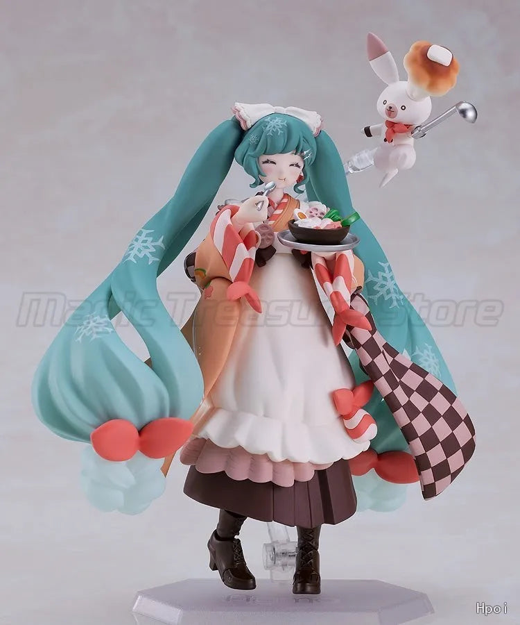 【MT】Original Max Factory GSC Figma EX-068 Piapro Characters Hatsune Miku Winter Delicacies Action Figures Toy Collection