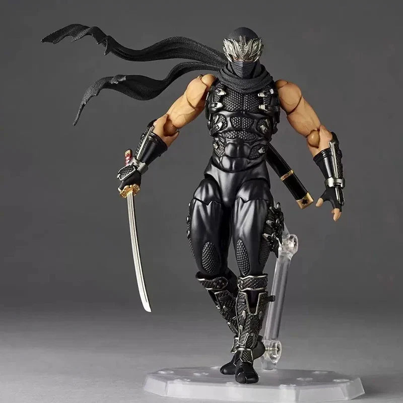 KAIYODO Revoltech 1/12 Amazing Yamaguchi Ryu Hayabusa Ninja Gaiden Anime Action Figures Collection Model Customized Decorate Toy