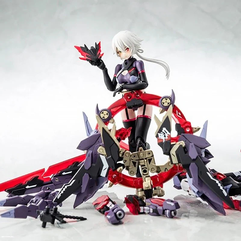In Stock Original Genuine Kotobukiya Model Kits Megami Device (16) Auv Susanowo & Guren & Souen 1/1 H=200~220mm Mecha Girl Model