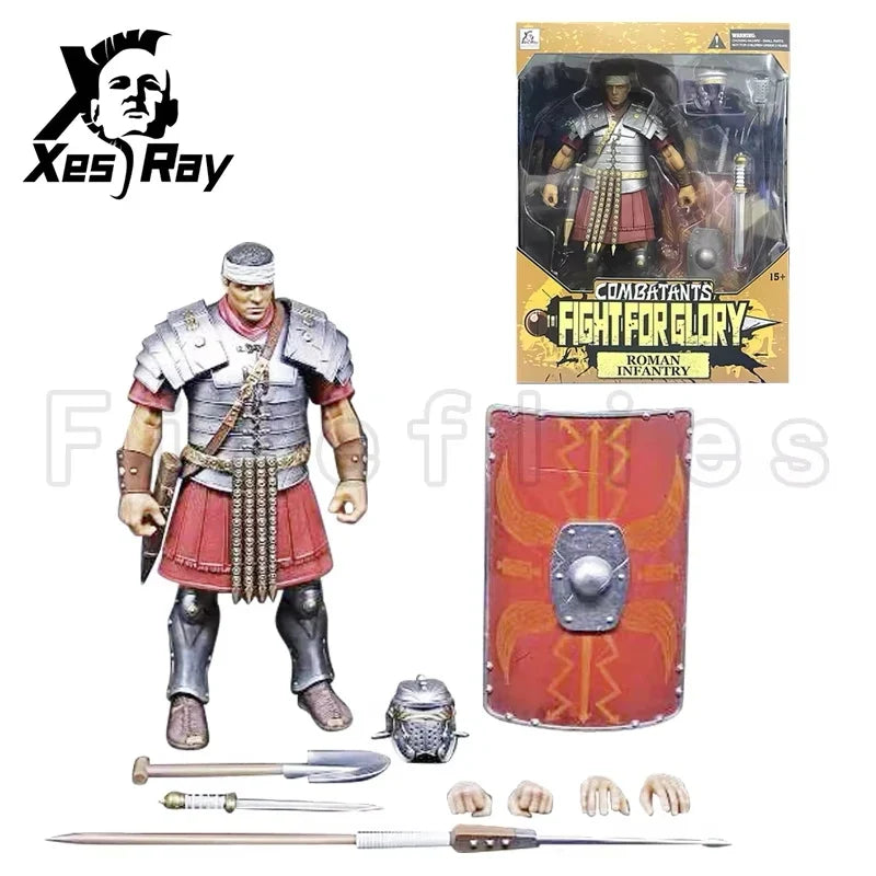 1/12 7inches XesRay Fight For Glory Action Figure Wave 4 Marcus Aulus Roman Infantry Anime Model