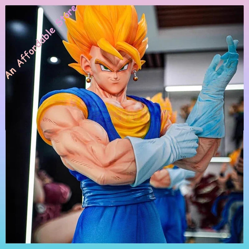 50cm Jt 2% Vegeta Action Figure Gogeta Dolls Gk Anime Figures Model Statue Dragon Ball Ornament Children Toys Birthday Gift