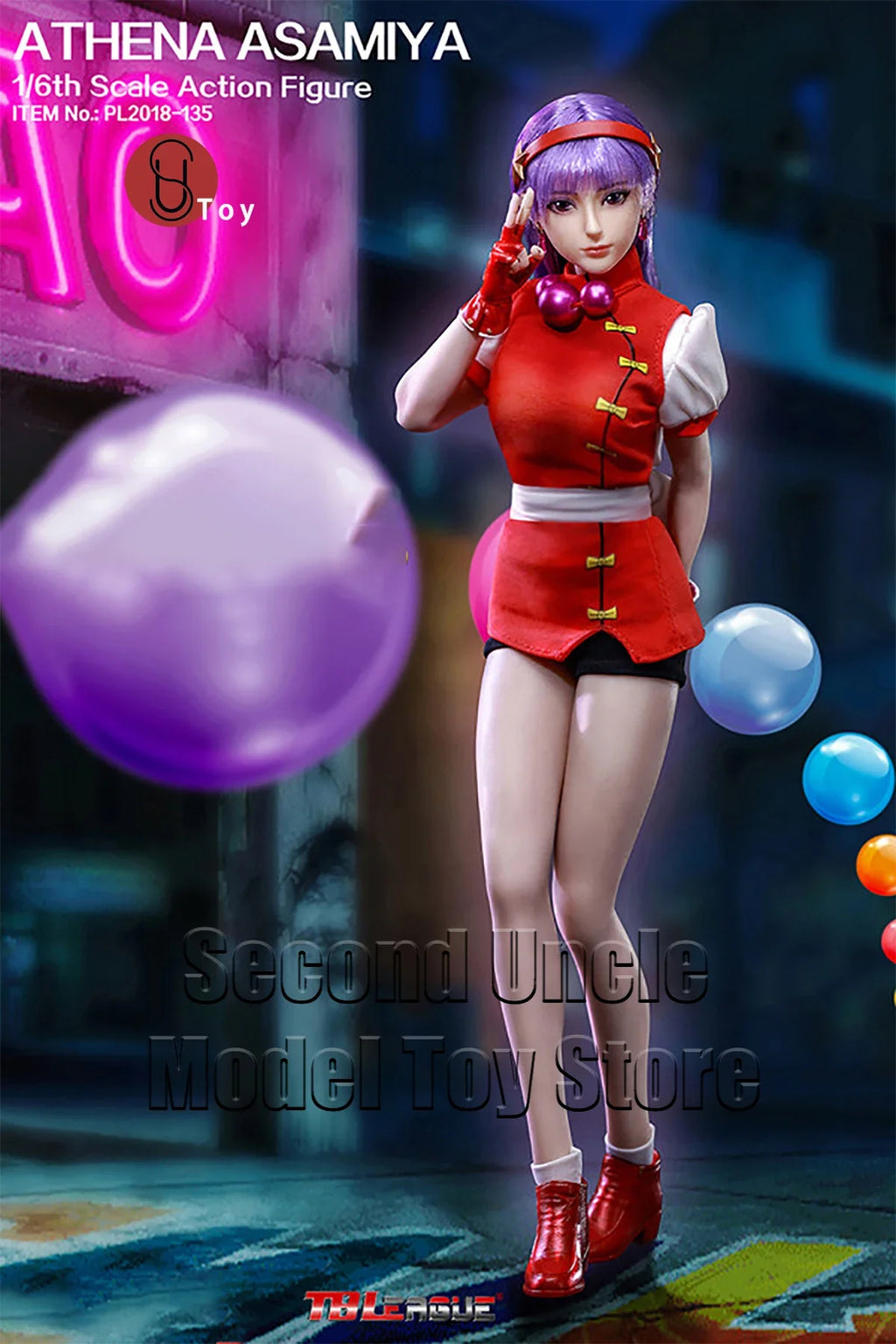 TBLeague PL2018-135 1/6 Athena Asamiya Fighting Game Characters  Action Figure Full Set Collectible Model Toys Gift