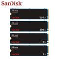 SanDisk M.2 2280 NVMe SSD PLUS PCIe Gen 3.0 Internal Solid State Drive 250GB 500GB 1TB 2TB Hard Disk Original Hard Drive for PC