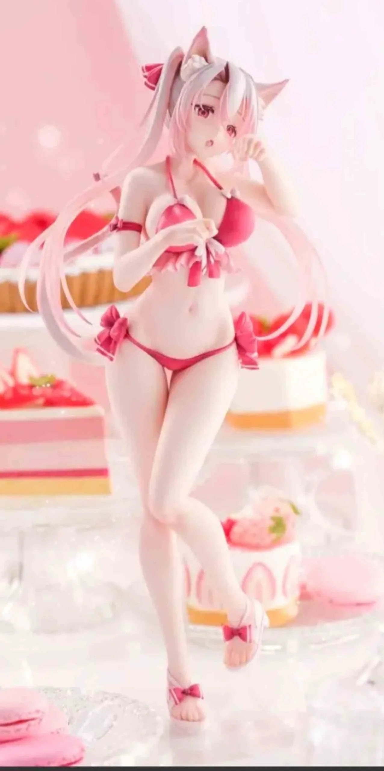 Bearpanda Bunny Girl Asanagi Rin Xiya Temperature Paint 3d Crystal Eye Kawaii Garage Kit Creative Scene Model Classic Anime Toys