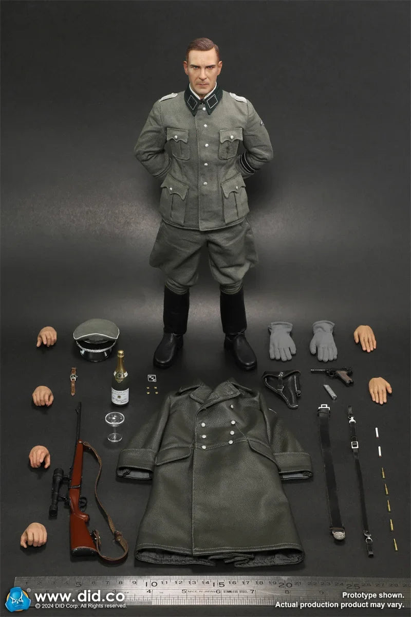 DID D80178 1/6 Scale Male Soldier German Second Lieutenant Full Set Collectible 12inch Action Figure Model Doll Toys