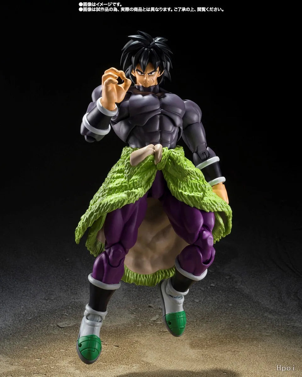 【Original】BANDAI SHF Dragon Ball Super Broly Supeh Hero Action Figures Model Toys