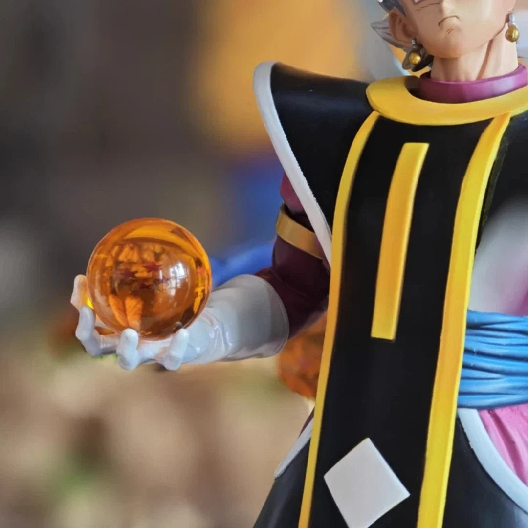 In Stock Dragon Ball 37cm Grand Priest Vegetto Jt Figure Free-Spirited Statue Saiyan Model Dragon Ball Super Ornaments