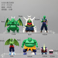 9.5cm Anime Dragon Ball Piccolo Daimao Figure Cymbal Tambourine Drum Piano King Piccolo Pvc Action Figures Model Toys Gifts