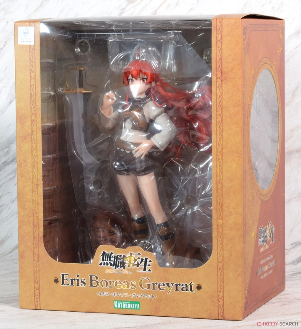 Original Genuine Kotobukiya Prepainted Mushoku Tensei Isekai Ittara Honki Dasu Eris Boreas Greyrat 1/8 H=220mm Figure Collection