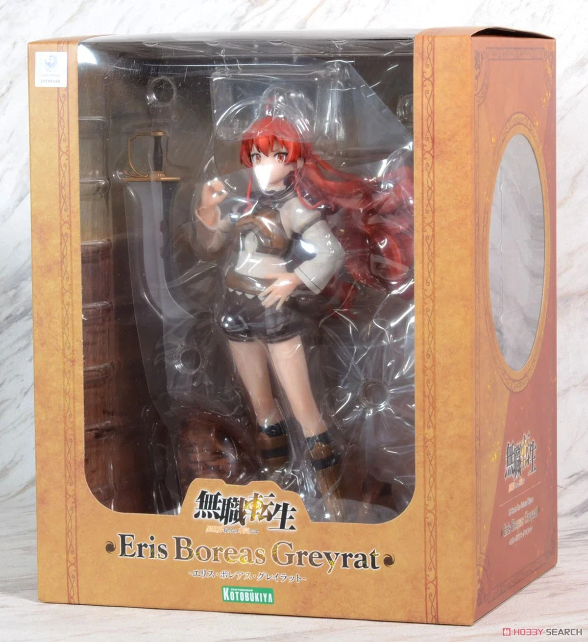 Original Genuine Kotobukiya Prepainted Mushoku Tensei Isekai Ittara Honki Dasu Eris Boreas Greyrat 1/8 H=220mm Figure Collection