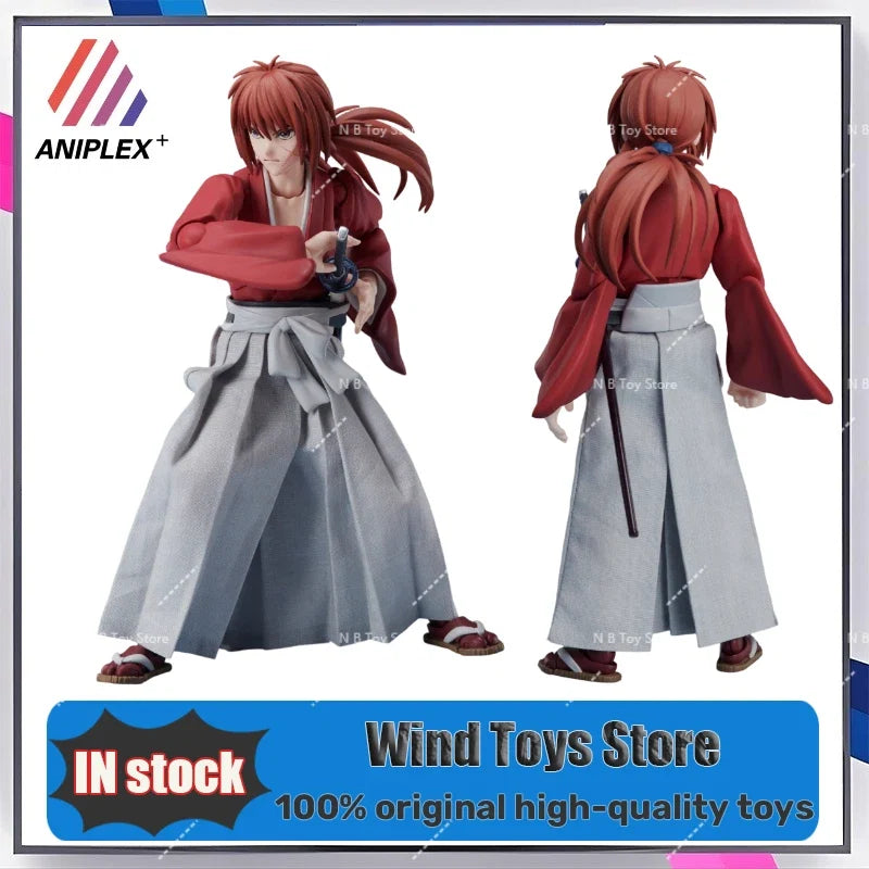 Original Aniplex BUZZmod Scale 1/12 Rurouni Kenshin Kenshin Himura in Stock Anime Collection of Action Figures Model Toys