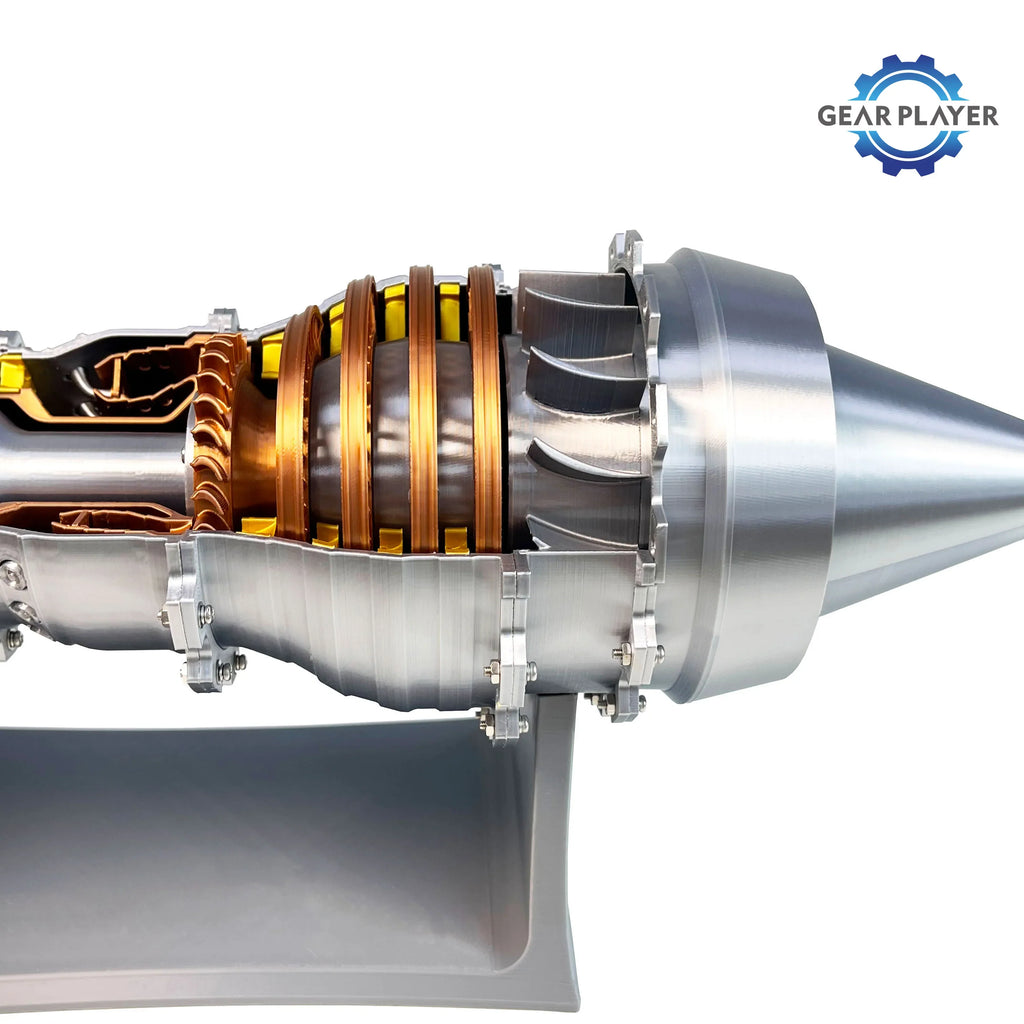 Super large turbine engine model Engine model kit Assembling toy