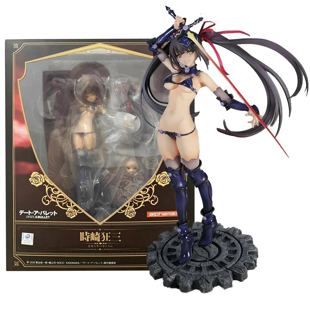 Original AlphaMax Date A Bullet Kurumi Tokisaki Bikini Rüstung Ver. 1/7 Scale Figur Original Anime Statue Modell