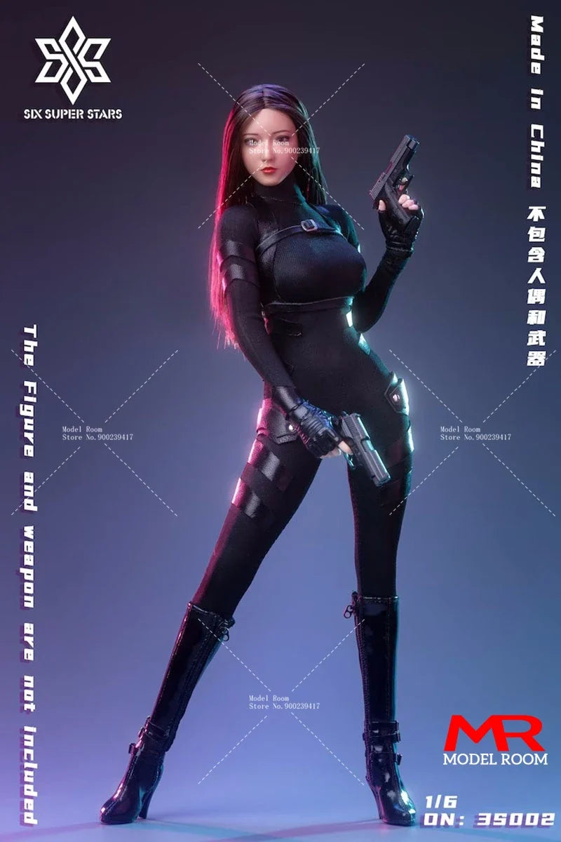 3STOYS 3S001 3S002 1/6 Scale Female Agent Combat Suit Night Walk Suit Clothes Model Fit 12'' TBL 10D Soldier Action Figure Body