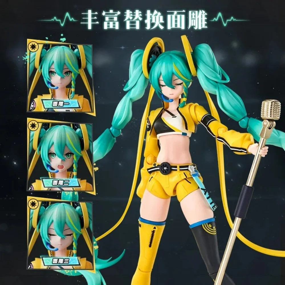New Blokees Hatsune Miku Fantastics Series Building Block Cartoon Anime Assembly Figurine Ornament Collection Toy Birthday Gift