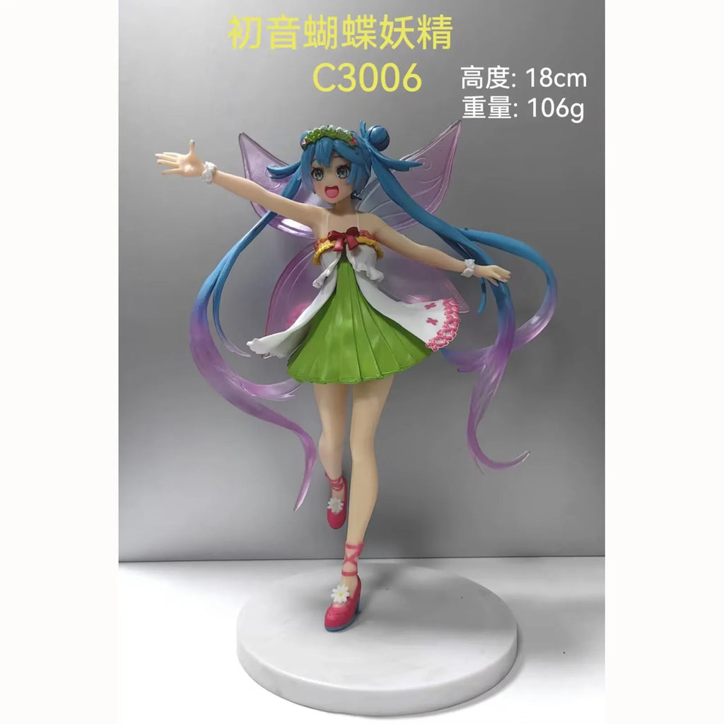 20CM Anime Hatsune Miku Figure On-Site Cheer Cheerleader Dress up Model Toy Gift Action Figure Collectible Doll Concert Support