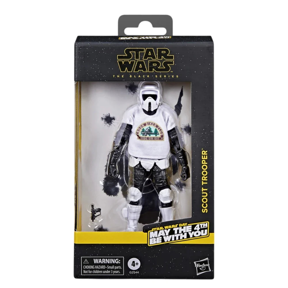 [In-Stock] Hasbro Star Wars The Black Series Scout Trooper (May the 4th Be With You) 15cm Actionfigur Modell Geschenkspielzeug
