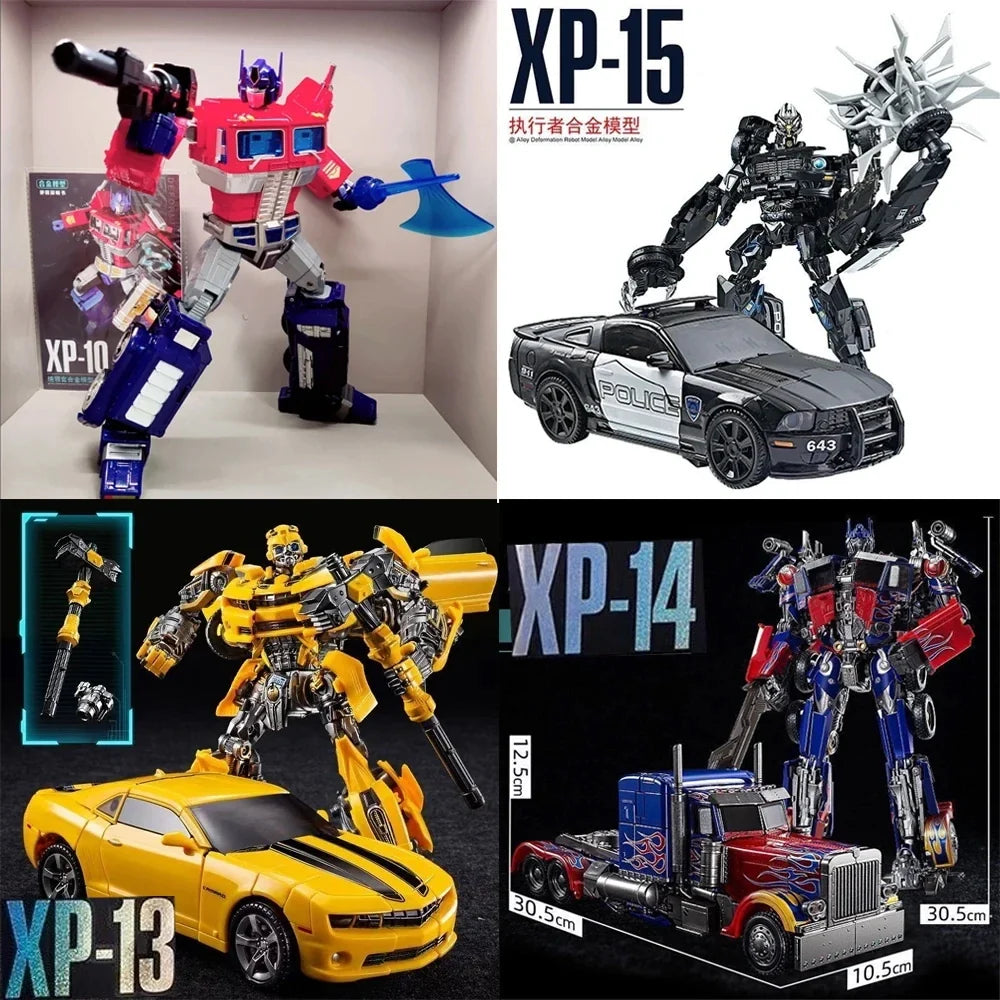 Barricade XP15 Transformation Toys Prowl XP-15 Model Optimus Commander XP14 XP10 Robot Bumble bee XP13 Deformation Action Figure