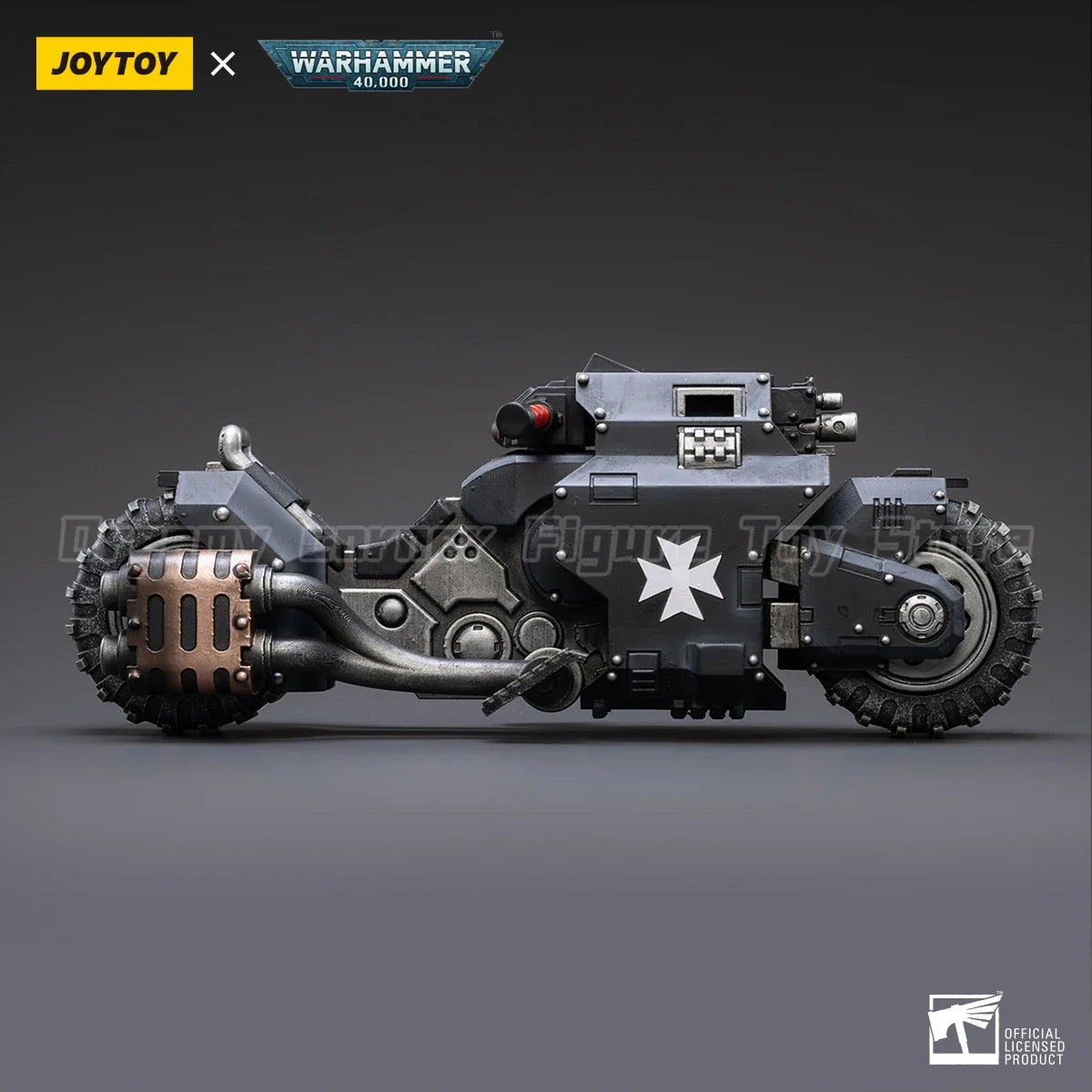 【In Stock】JOYTOY Warhammer 40K Space Marines Black Templars Outriders Brother Valtus 1/18 Action Figure