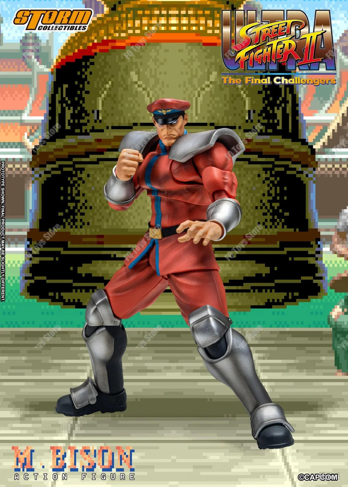 In Stock Original Storm Toys ST 1/12 SF Street Fighter M·Bison Vega Anime Action Figures Toys Models PVC Gift