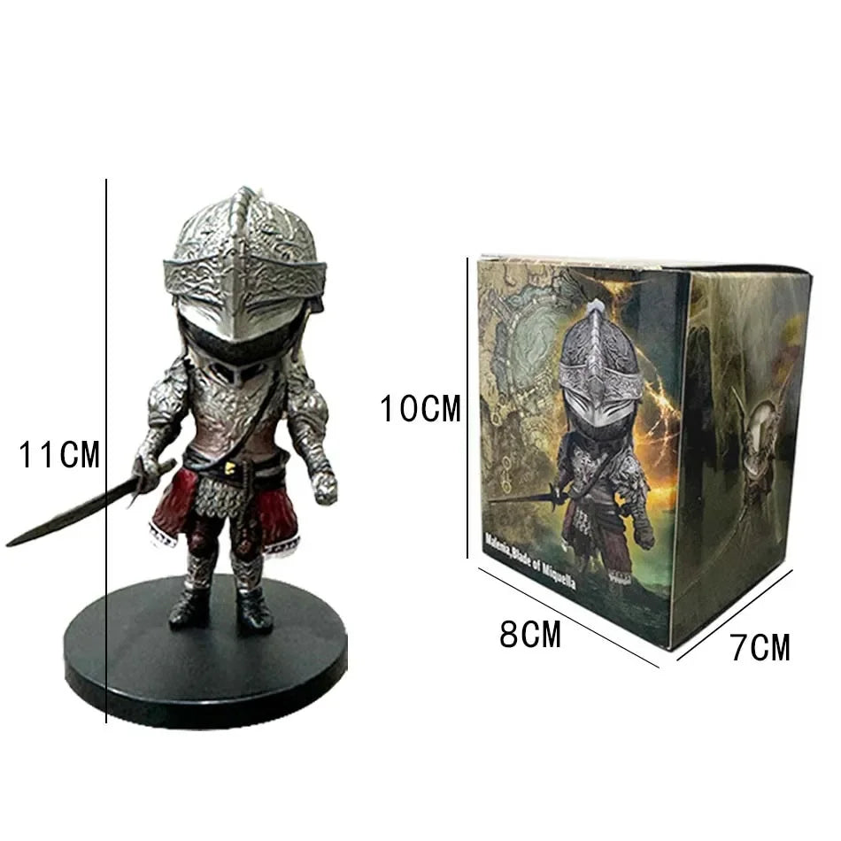 @@In Stock Elden Ring Gaming Q Version Mini Ranni Cat Melina Malenia The Half-Wolf Action Figure Lani Magic Ornaments Dolls！！