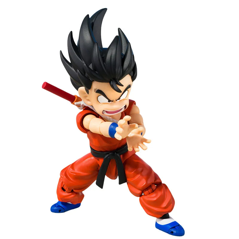 Bandai Genuine SHF TNST Dragon Ball SON GOKU -INNOCENT CHALLENGER- Anime Action Figure Collectible Model Toys Ornaments Gift Kid