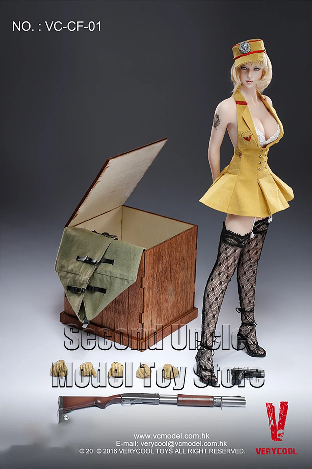 VERYCOOL VC-CF-01 1/6 Lurker Female Soldier Game character 12''  Action Figure Full Set Collectible Model Toys Gift