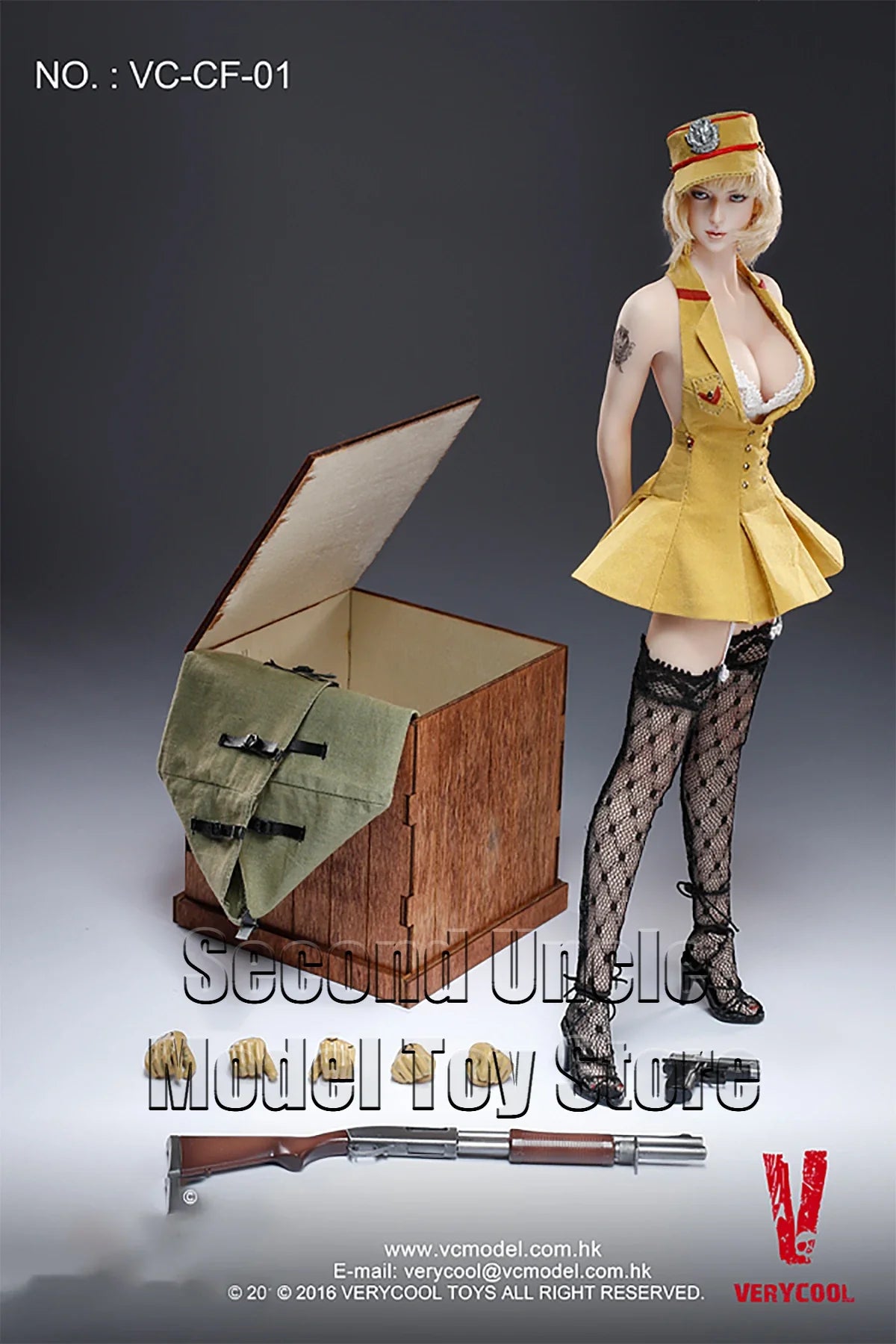 VERYCOOL VC-CF-01 1/6 Lurker Female Soldier Game character 12''  Action Figure Full Set Collectible Model Toys Gift