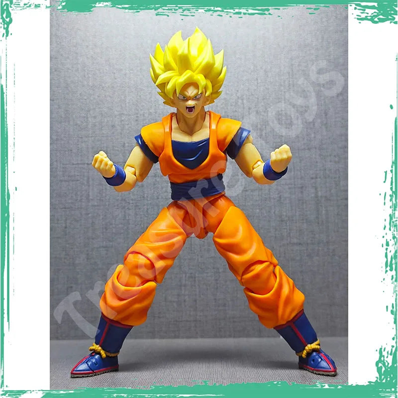 Demoniacal Fit Son Goku Figure Dragon Ball Super Saiyan Son Goku Martialist Forever Anime Action Figures Model Gifts Toys