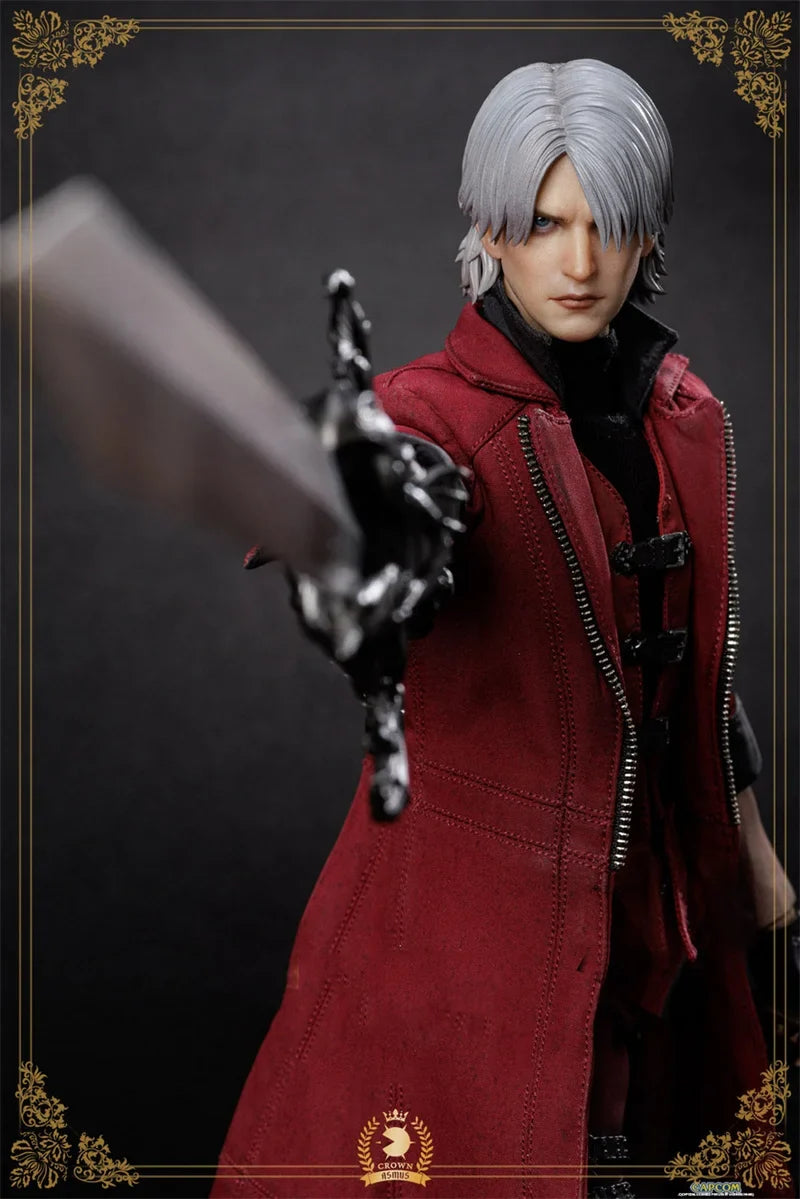 Asmus DMC100LUX 1/6 Scale White Hair Red Clothes Devil Hunter Dante Deluxe Edition Full Set 12inch Action Figure Model Dolls
