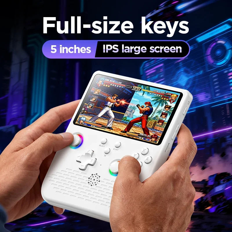 New Open-Source H5 Handheld Game Console With Dual Joystick 5-inch IPS High-Definition Large Screen PSP Mini Nostalgic Arcade