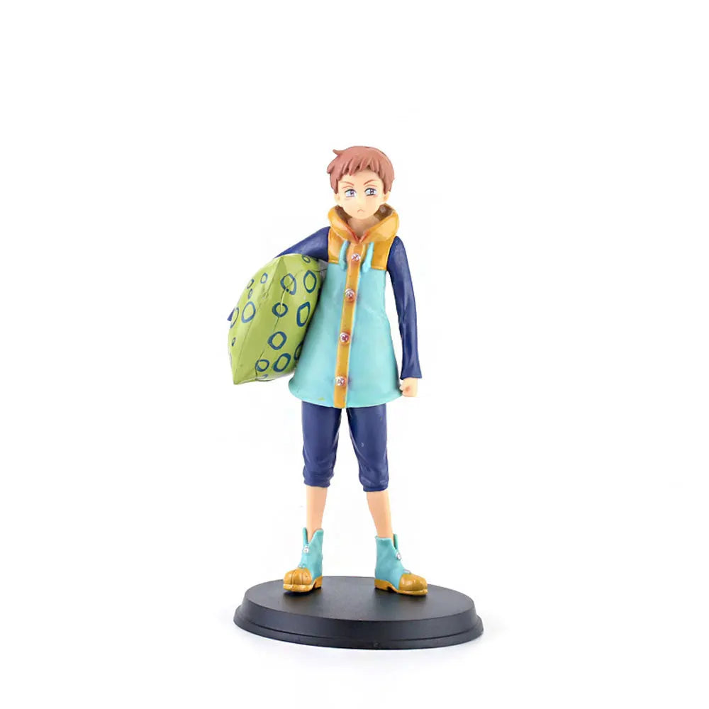 16CM The Seven Deadly Sins Figure Meliodas King Standing Animation Model gift doll collection decoration PVC