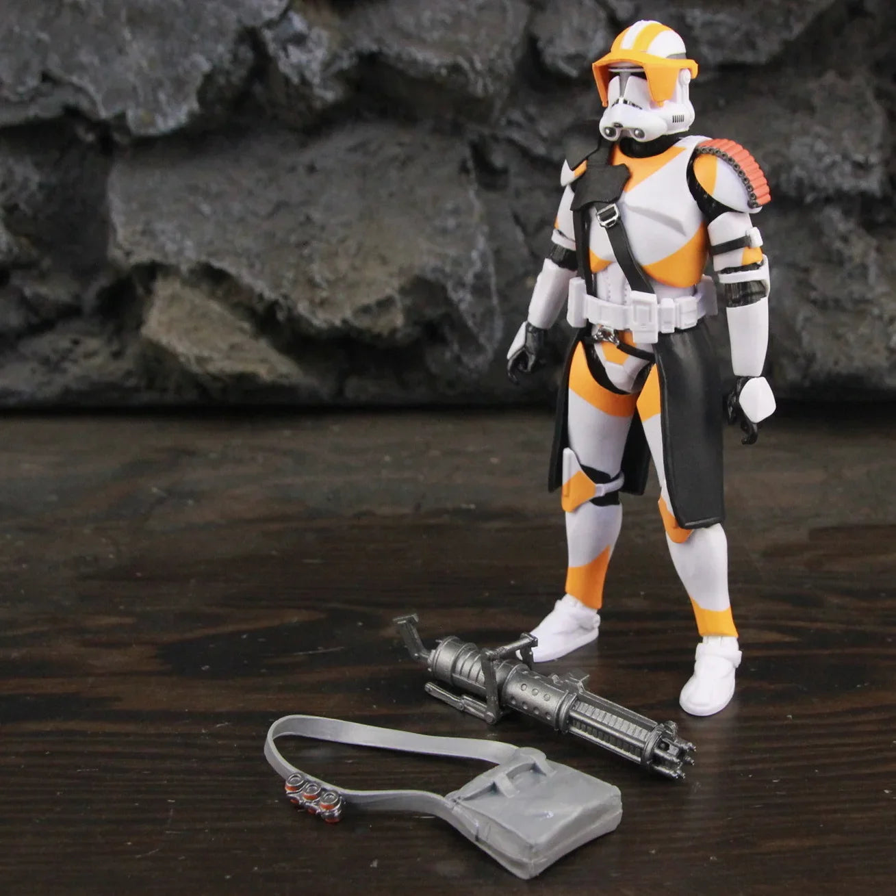 New Body- Star Wars 212th Attack Battalion Heavy Weapons 501st Legion Phase I P1 Trooper With Bag 6" Action Figure Clone Toys
