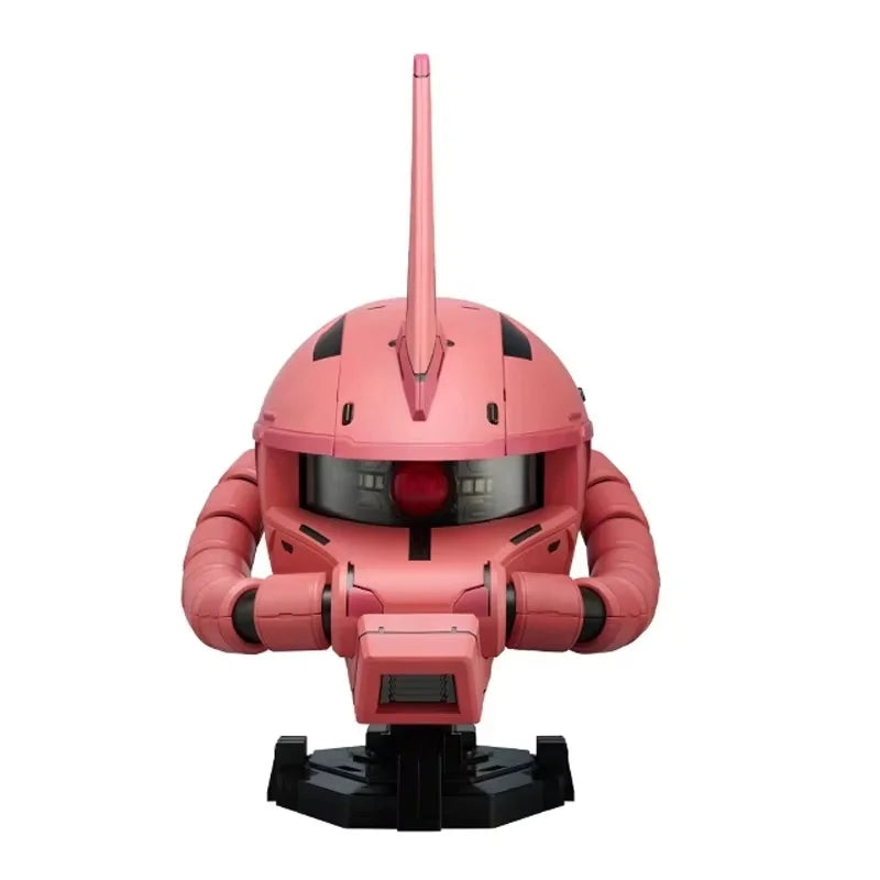 Official Bandai Namco BN HEAD Collection Char's Zaku Head Sculpture Gundam Series Mecha Anime Model Collectible Figure Statue
