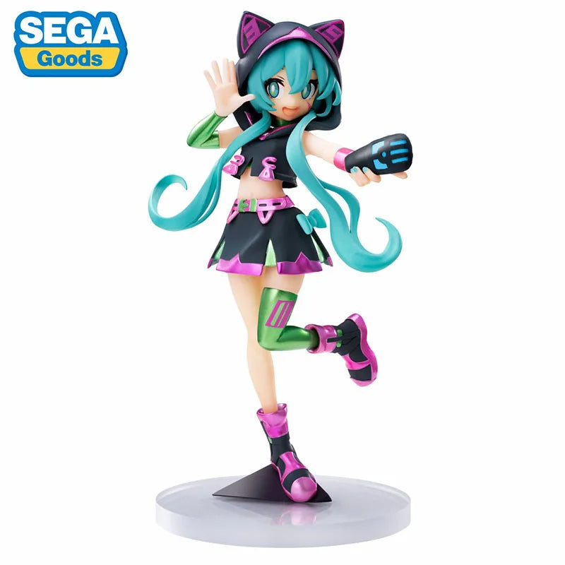In Stock FuRyu SEGA TAiTO Hatsune Miku PVC Series Hatsune Miku Doll 14-18CM Anime Action Figures Model Collection Toy
