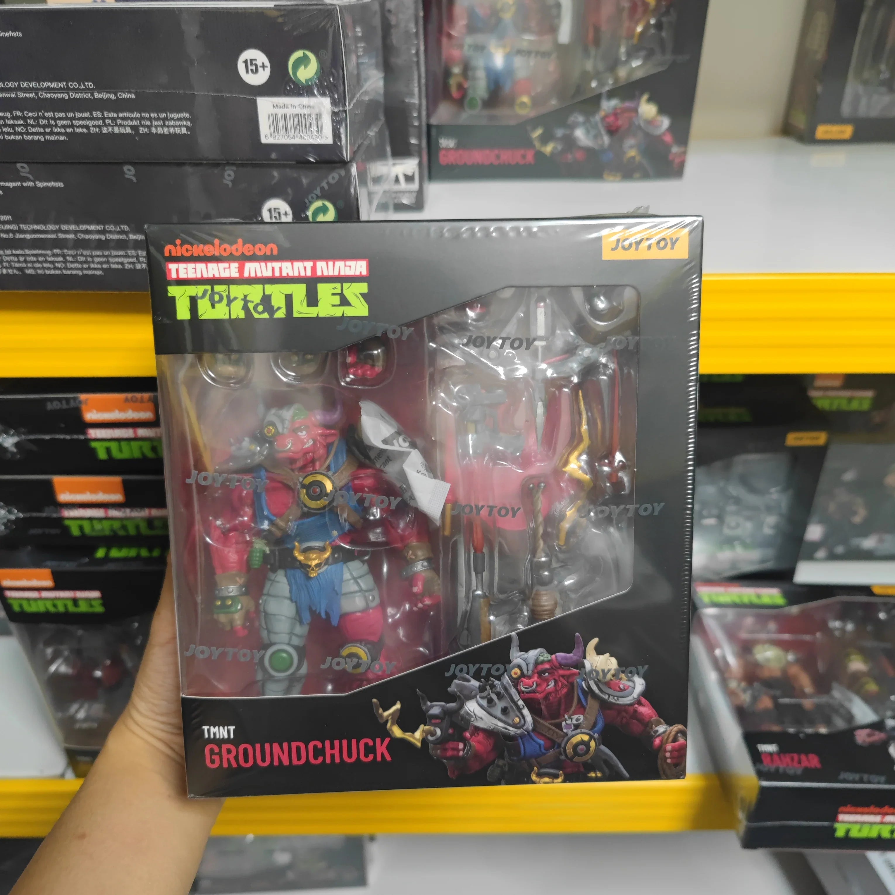 【JOYTOY】1/18 Action Figure TMNT Groundchuck Model