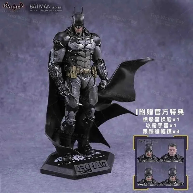 2026 New Stock Batman Arkham Knight Action Figure LPZZ 1/12 Scale Soldier Warrior Edition Batman Full Set 6-inches Model Toys