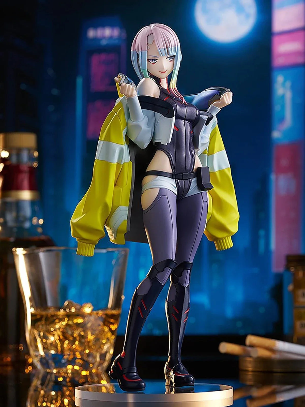 Original Genuine Good Smile Company Prepainted Pop Up Parade Cyberpunk: Edgerunners Lucy L H=225mm Model Figure Decoration Gift