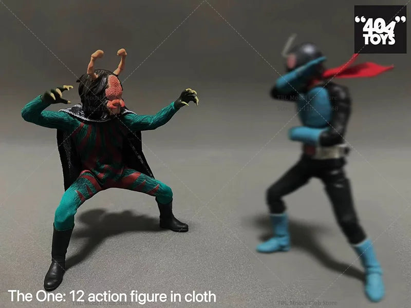 404toys 1/12 Scale KAMEN RIDER Kumo otoko Spider Weirdo Japanese Tokusatsu Drama 6-inch Full Set Action Figure Male Soldier Toys