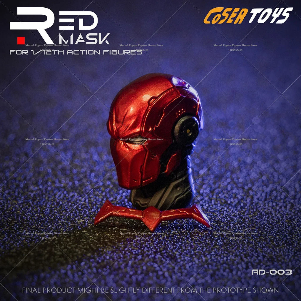 In Stock COSER TOYS 1/12 Scale Detective Comic Red Hood Solider Male Head Sculpt Carved Model fit 6In VTOYS VSD003 Action Figure