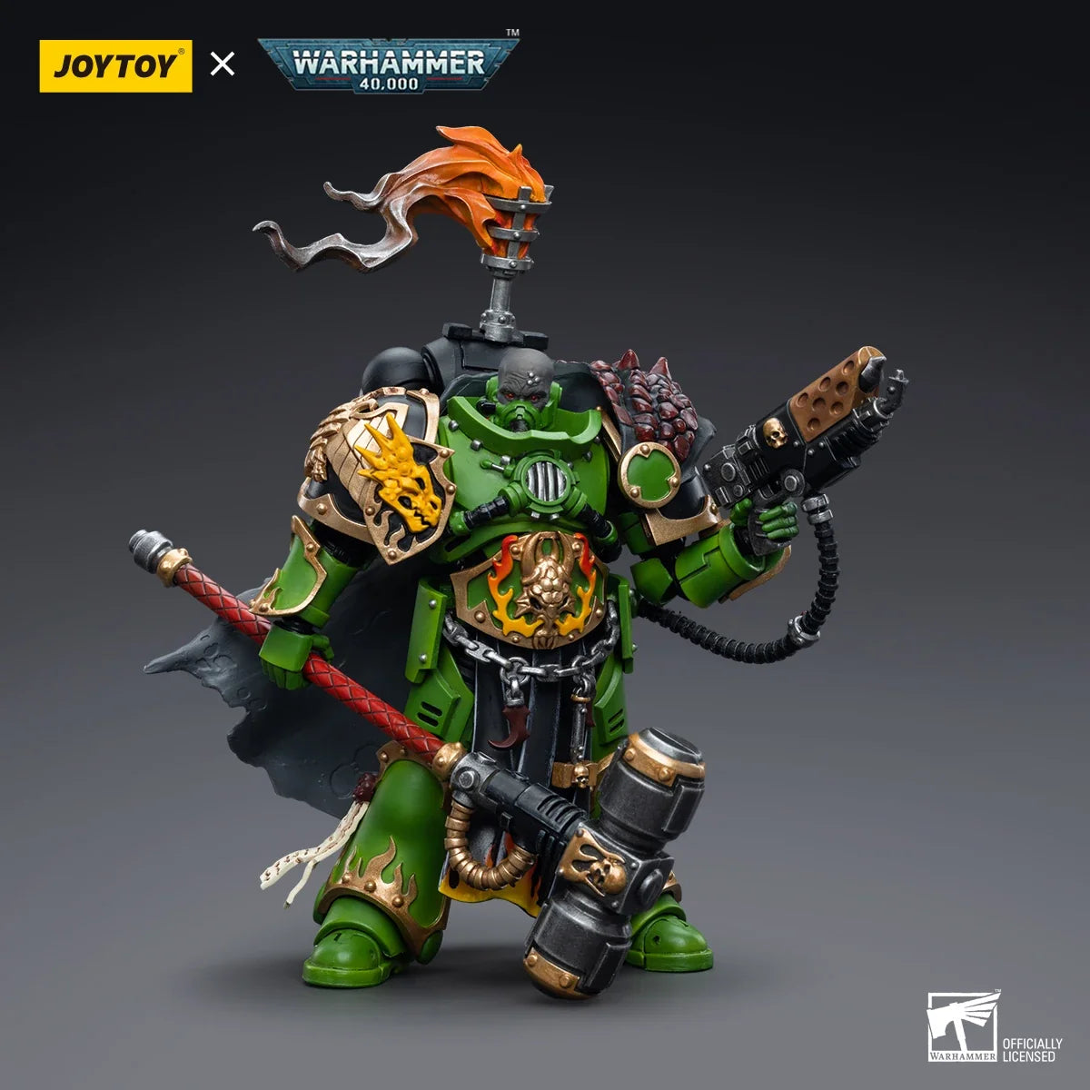 Pre-Order] JOYTOY Warhammer 40K Salamanders  Captain Adrax Agatone Eradicators Brother T'Kren Sergeant Bragar Action Figure Toys