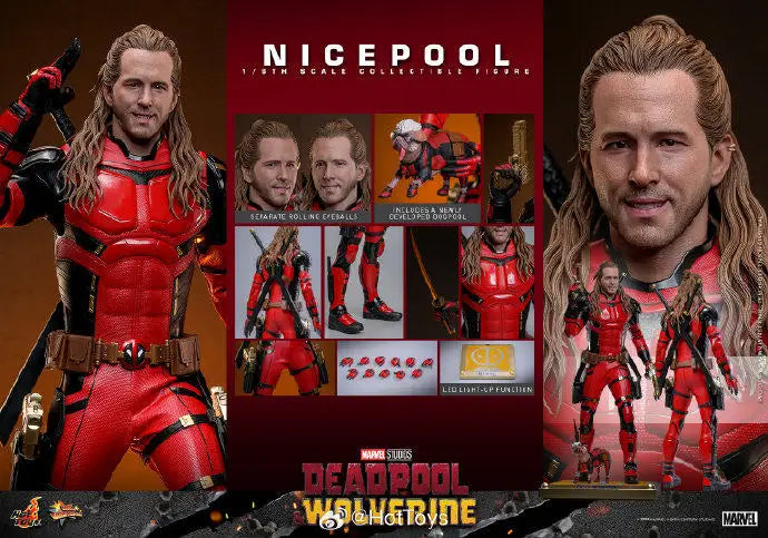 Auf Lager HOTTOYS HT 1/6 MMS788 Deadpool und Wolverine Ryan Reynolds Guter Deadpool Komplettset 12 Zoll Männliche Soldat Actionfigur Modell