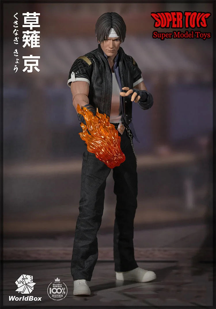 WorldBox 1/6 Male Soldier The King Of Fighters Kyo Kusanagi Terry Bogard 12inch Classic Fighting Game Action Figure Dolls
