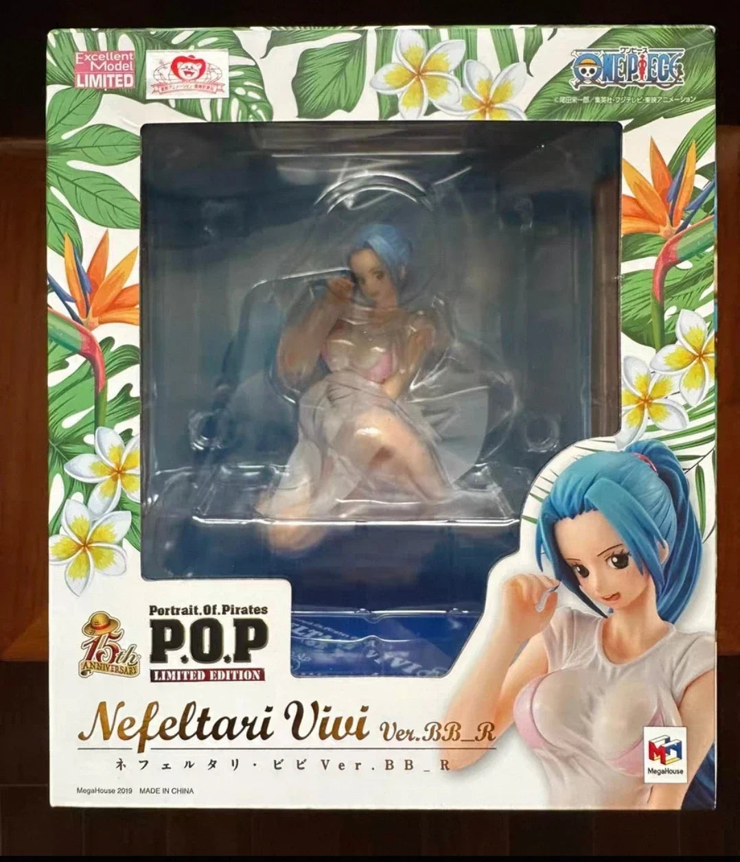 Auf Lager MegaHouse POP Limited Edition Excellent Model Anime One Piece Vivi Ver.BB_R Violet Actionfiguren Modell Spielzeug Geschenk DT