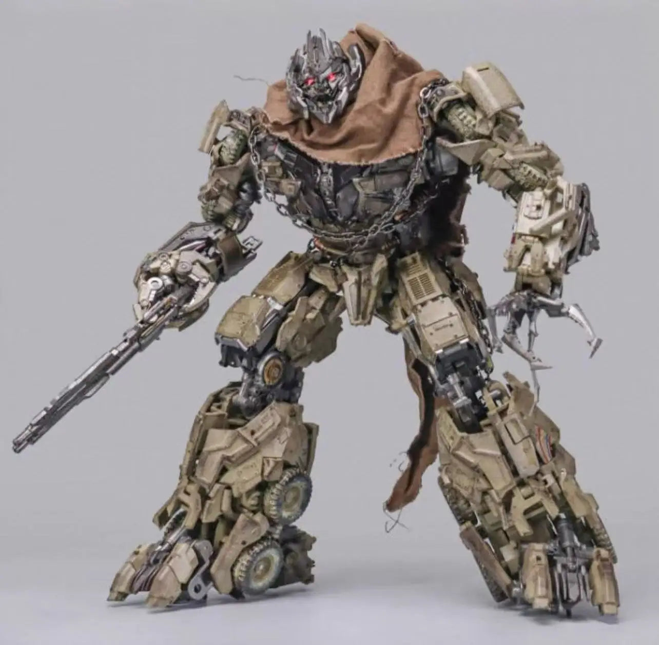 IN STOCK Transformation DP01VDP-01V Oil Tank Car Alloy Enlarged Desert War Damage Edition  35CM Autobot Action Figure Toys Gifts