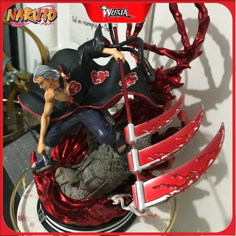36cm Naruto Large Hidan CS Figure Akatsuki Evil God GK Model Statue Limited Collection Anime Gift Cool Decoration Birthday Toys